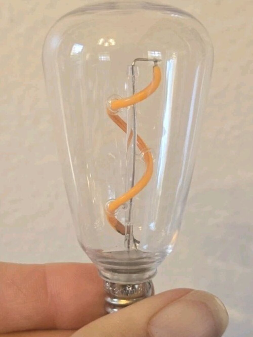 25-Pack ST38 LED Edison Light Bulbs 2200K Warm White Shatterproof Clear 120V